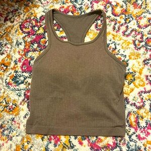 lululemon brown tank